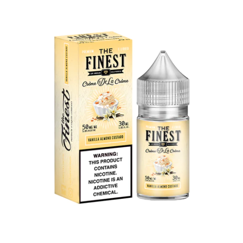 The Finest Salt Vanilla Almond Custard 30ml from The Finest at Elevate Evolution- Grab yours today for $18.49! 