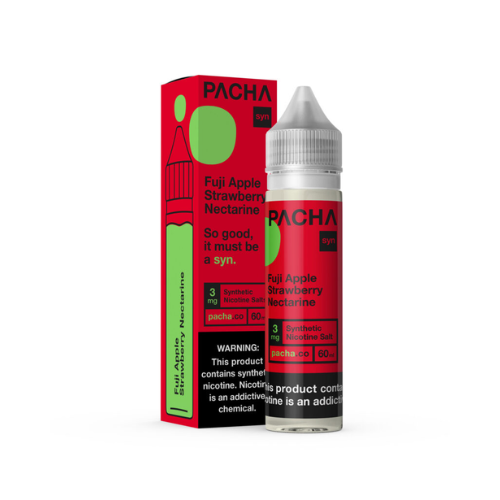 Pacha Syn Fuji Apple Strawberry Nectarine 60ml from Pacha at Elevate Evolution- Grab yours today for $18.99! 