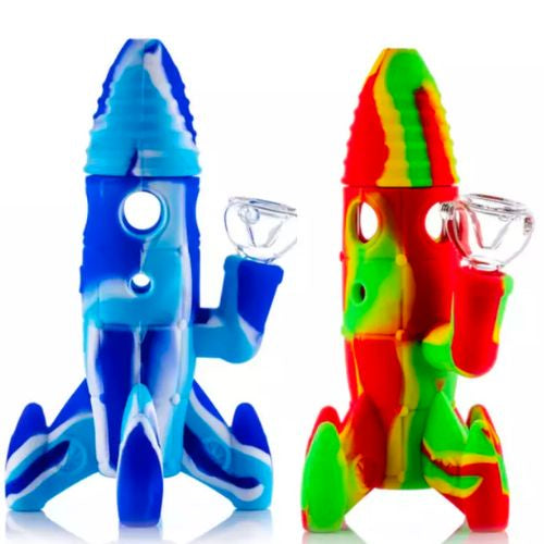 Toke Buddy Rocket Silicone Water Pipe from Toke Buddy at Elevate Evolution- Grab yours today for $49.99! 