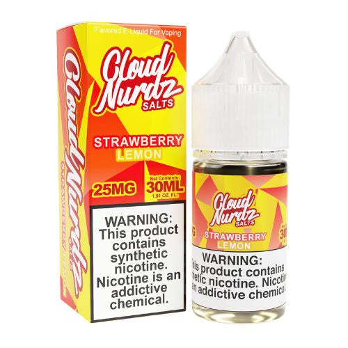 Cloud Nurdz Salts Strawberry Lemon 30ml from Cloud Nurdz at Elevate Evolution- Grab yours today for $18.49! 