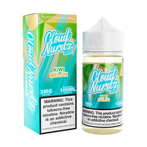 Cloud Nurdz Iced Kiwi Melon 100ml from Cloud Nurdz at Elevate Evolution- Grab yours today for $19.99! 