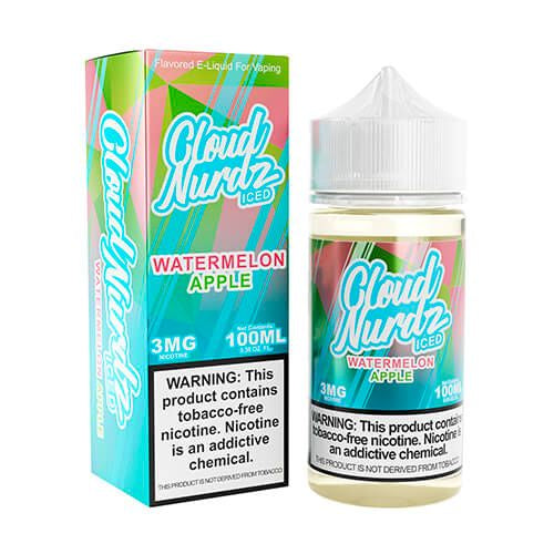 Cloud Nurdz Iced Watermelon Apple 100ml from Cloud Nurdz at Elevate Evolution- Grab yours today for $22.99! 