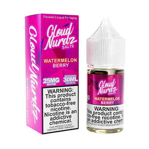 Cloud Nurdz Salts Watermelon Berry  30ml from Cloud Nurdz at Elevate Evolution- Grab yours today for $18.49! 