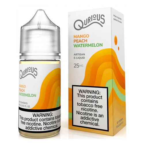 Qurious Salts Mango Peach Watermelon 30ml from Qurious at Elevate Evolution- Grab yours today for $4.99! 