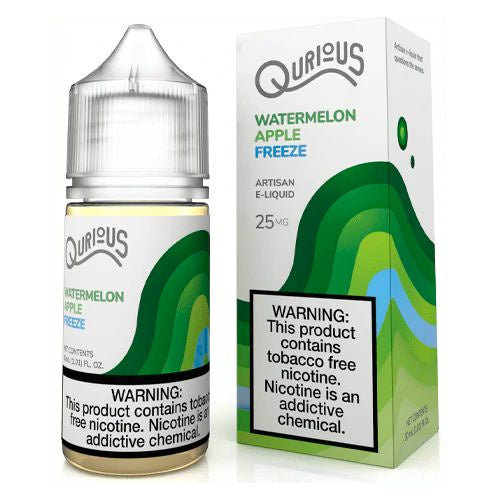 Qurious Salts Watermelon Apple Freeze 30ml from Qurious at Elevate Evolution- Grab yours today for $4.99! 