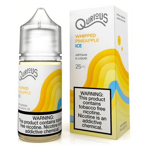 Qurious Salts Whipped Pineapple Ice 30ml from Qurious at Elevate Evolution- Grab yours today for $4.99! 