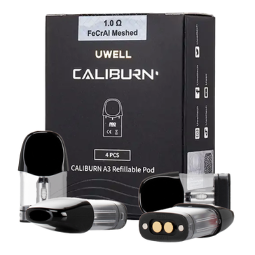 Caliburn A3 Refillable Pod-4 Pack from Uwell at Elevate Evolution- Grab yours today for $15.99! 